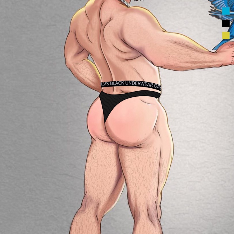 0850 Quần Lót Nam Sexy Cotton Thấp eo Jockstrap G-String Thongs Thoáng khí Nhanh khô Gay Bikini Quần lót