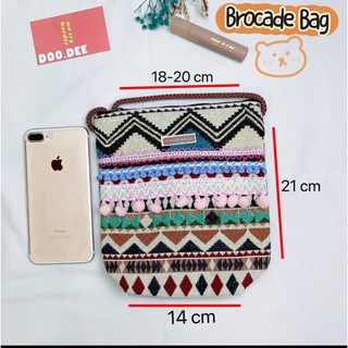 Túi đeo chéo thổ cẩm C/Doodeehandmade