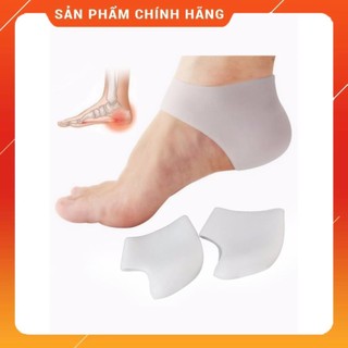 Combo 2 bộ miếng bảo vệ gót chân Silicon chống nứt gót - Màu Trắng (2 miếng/bộ)