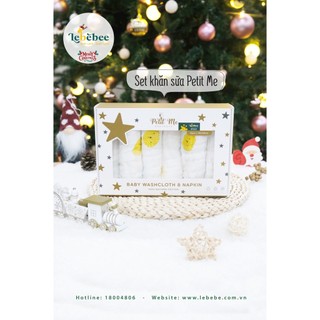 Set khăn sữa Petit Me ( hộp 6 cái)