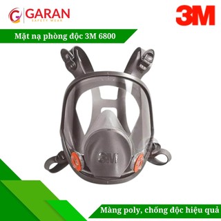 Mặt Nạ Phòng Độc 3M 6800 Có 2 Đầu Pin Lọc