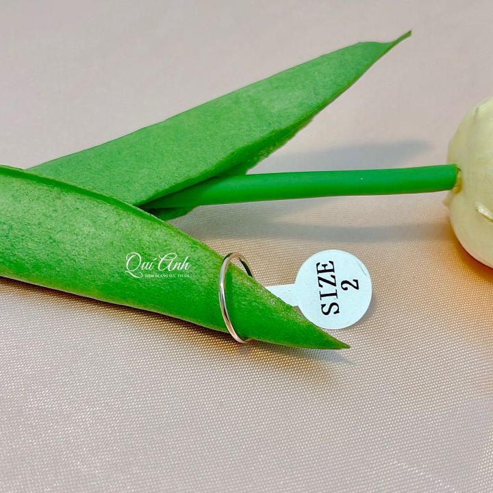 Nhẫn Titan Ngón Út Vàng Hồng Siêu Dễ Thương