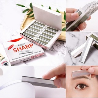 Hộp 10 dao cạo lông mày - bộ 10 dao cạo, tỉa lông mày tóc mái