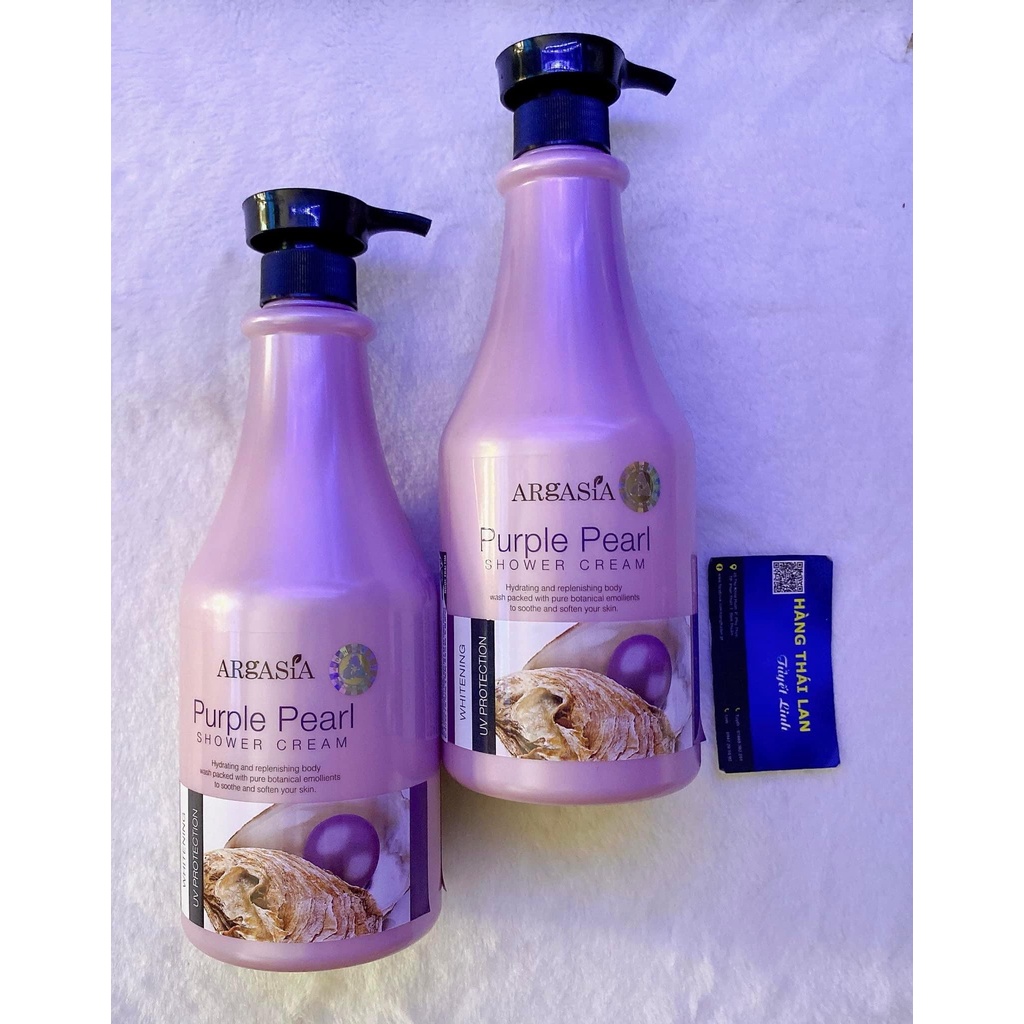 Sữa tắm Argasia Purple Pearl 1100ml (Malaysia)