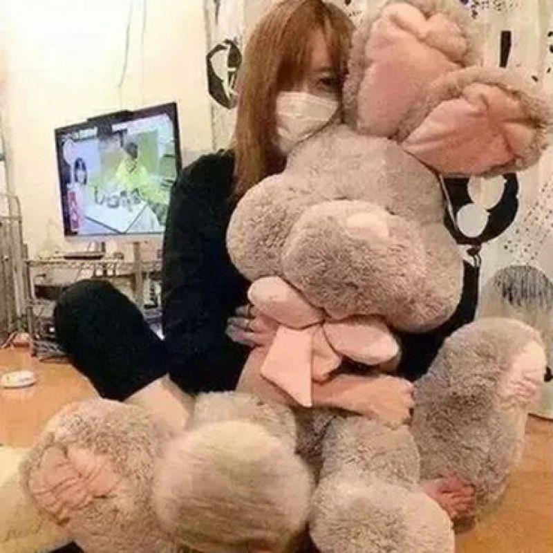 Thú Nhồi Bông Hình Thỏ Dễ Thương Cho Bé