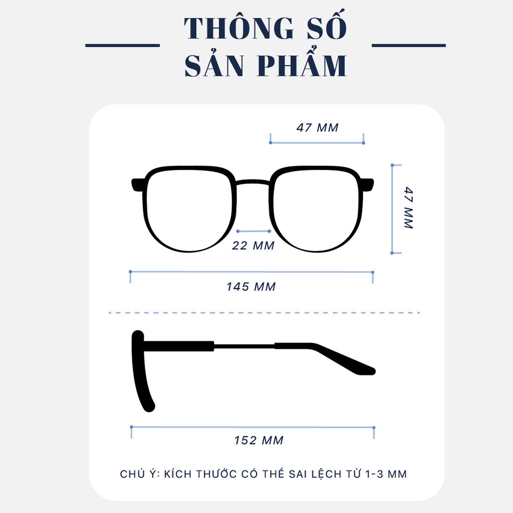 Kính gọng tròn bầu 614 LB Luxury Eyewear mắt kính cận nam nữ thời trang chống ánh sáng xanh, tia UV chất nhựa dẻo