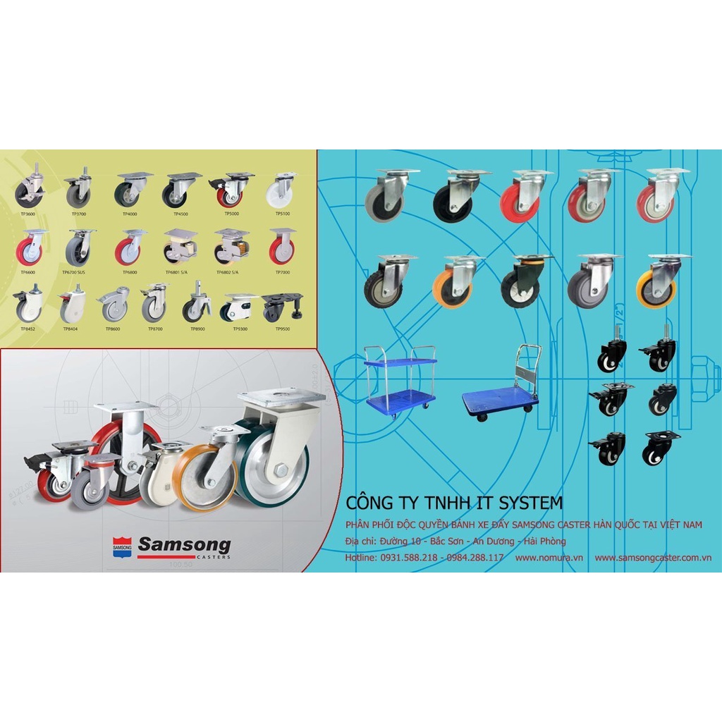 Khớp bắt bánh xe PB-SE