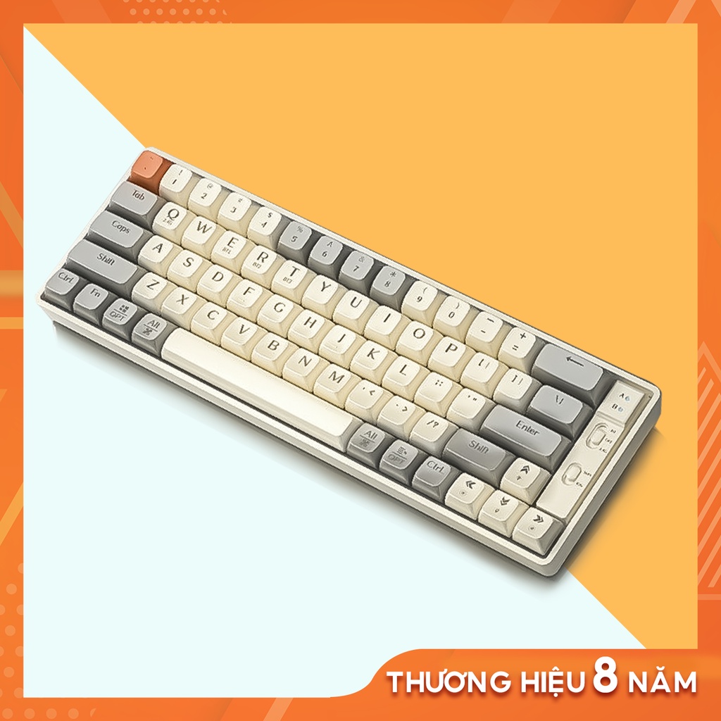 Bàn Phím Cơ Không Dây HOTSWAP Langtu GK65 CUSTOM GOLDEN SWITCH