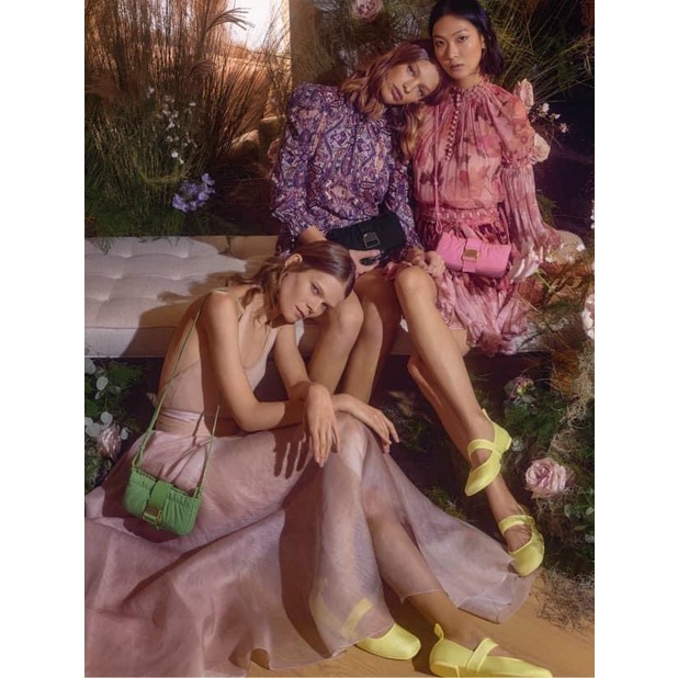 túi xách tay + túi đeo chéo nữ size 19cm x 3cm x 10cm ck6-70781728 full box màu xanh