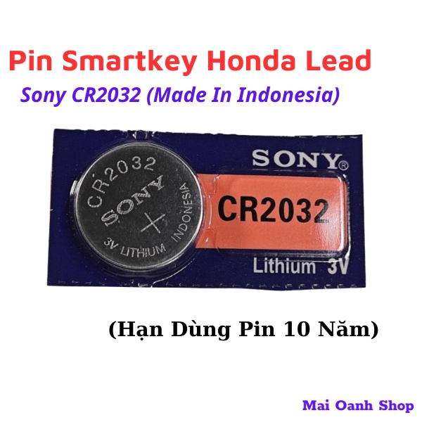 Pin SONY Chìa Khoá Thông Minh Smartkey Xe Máy Honda Lead