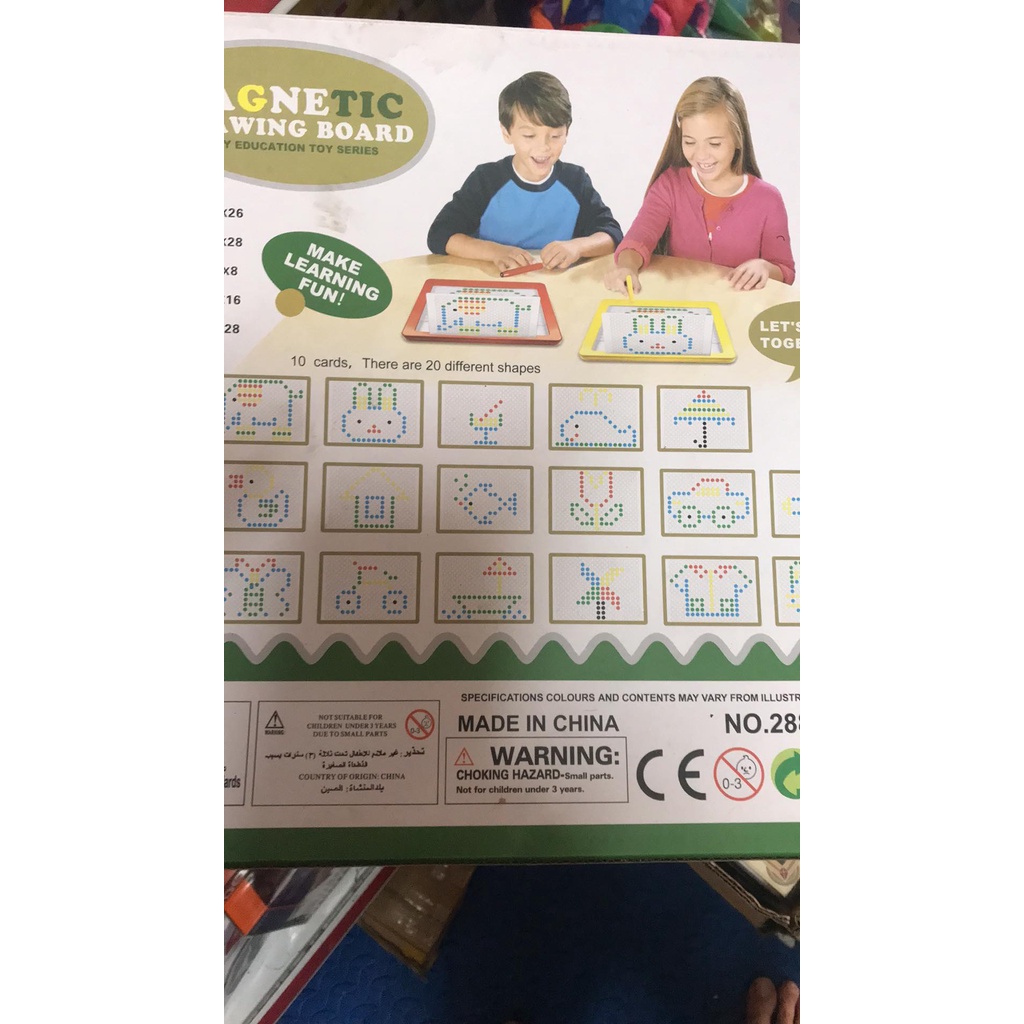 Bảng vẽ xếp hình nam châm thế hệ mới - đồ chơi giáo dục sớm tăng sự khéo léo và khả năng tạo hình cho bé