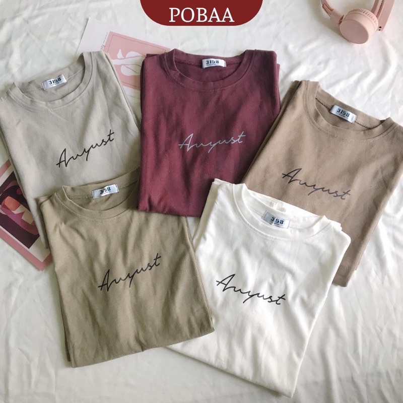 Aó phông nữ bigsize 3158(IN CHỮ kí) cotton khô_Aó thun 3158 Quảng Châu form vừa cộc tay nữ trắng mùa hè giá rẻ