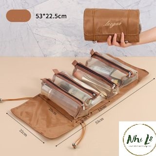 Túi đựng mỹ phẩm, đựng đồ trang điểm ,túi đa năng 4 ngăn dễ sử dụng,tiện lợi,sang trọng