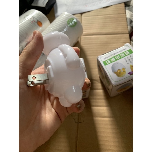 Đèn Ngủ Cảm Ứng Hình Gà Con, Hình Nhân Siêu Dễ Thương