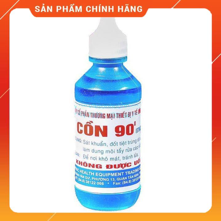 Cồn 90 Độ VP Xanh 60ml Lốc 10 Chai