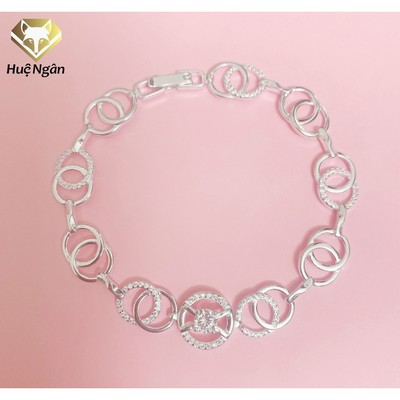 Lắc tay bạc 925 Huệ Ngân -Gắn kết tình yêu RYB140108