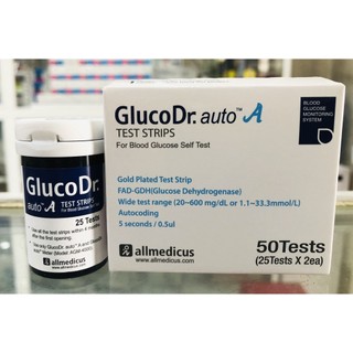 Lọ 25 que thử đường huyết gluco dr auto agm-4000 chính hãng