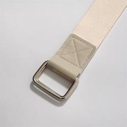 Thắt Lưng Vải Kaki Màu Trơn Thời Trang Hàn Quốc