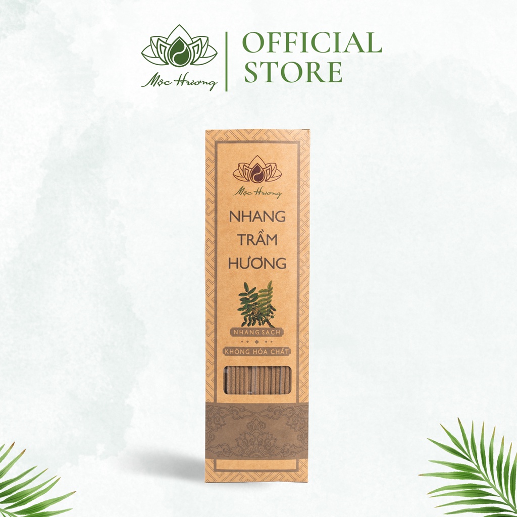 Nhang Trầm Hương thiên nhiên Mộc Hương - 100% từ thiên nhiên, mùi dễ chịu, không hóa chất.
