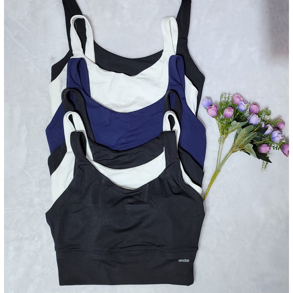 Áo Bra tập xuất Hàn form croptop hiệu ANDAR- Áo tập Gym/Yoga