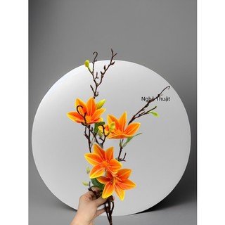 Cành Hoa Mộc Lan PU Cao Cấp 4 Bông