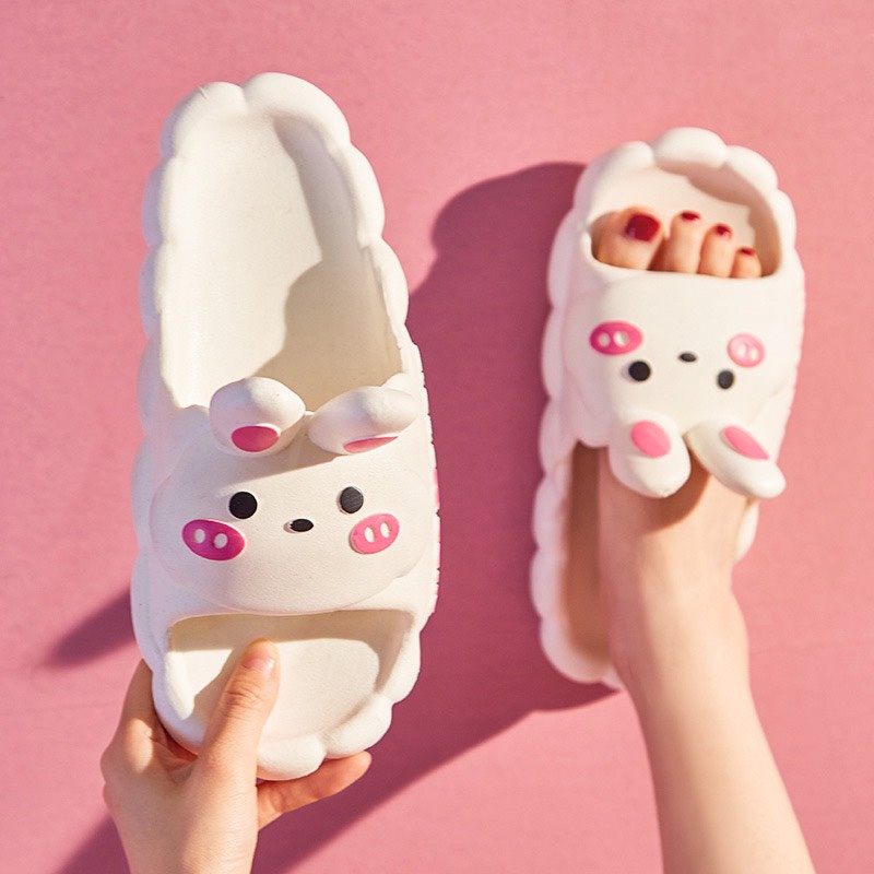 Dép quai ngang hình thỏ cho bé cute hột me hot trend - TT444