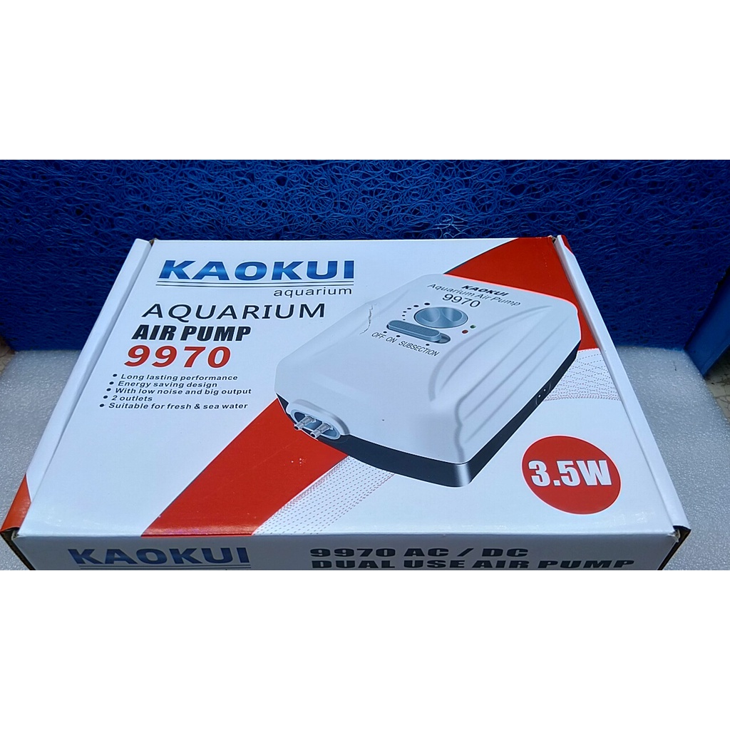 Máy sủi khí Oxy tích điện 9970 dùng cho hồ cá.