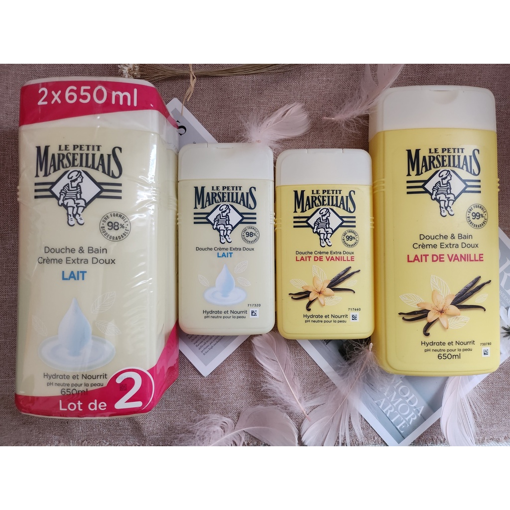 Sữa Tắm Le Petit Marseiliais Nội Địa Pháp 250ml 650ml