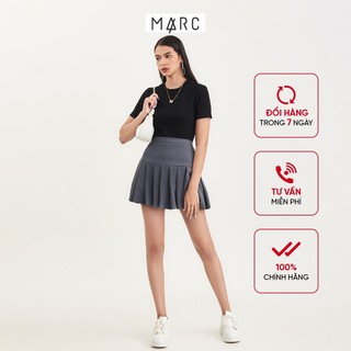 Váy nữ marc fashion mini basic xếp ly hộp faln010222