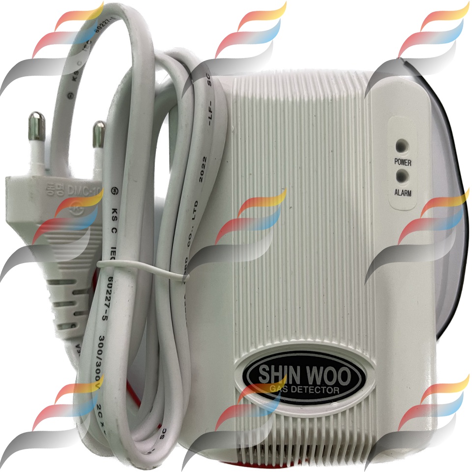 Đầu báo rò rỉ gas SHIN WOO ND-114N, Báo động rò rỉ gas, Đầu cảm biến, Máy cảnh báo rò rỉ gas