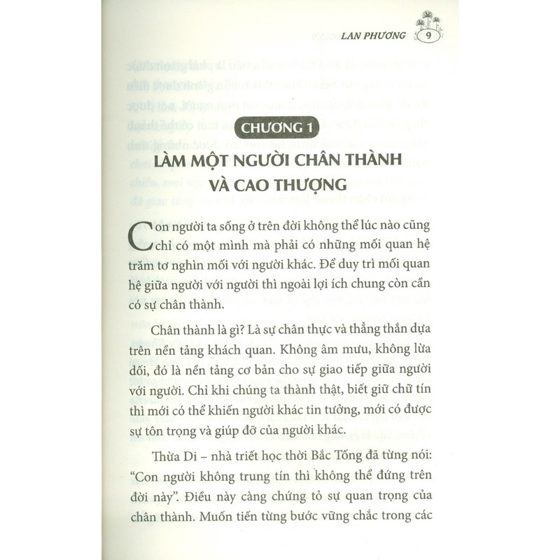 Sách - Đạo Lý Làm Người (Thuật Đối Nhân Xử Thế Vuông Và Tròn) (MT)