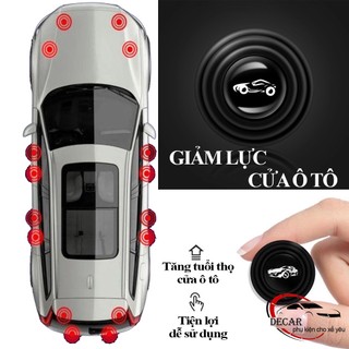 Nút giảm chấn ô tô, cao su giảm chấn khi đóng cửa xe hơi giúp giảm lực khi đóng cửa xe, nắp capo, cốp bảo vệ xe ô tô