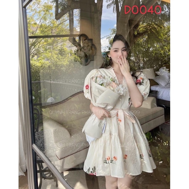 Đầm MNG thô thêu