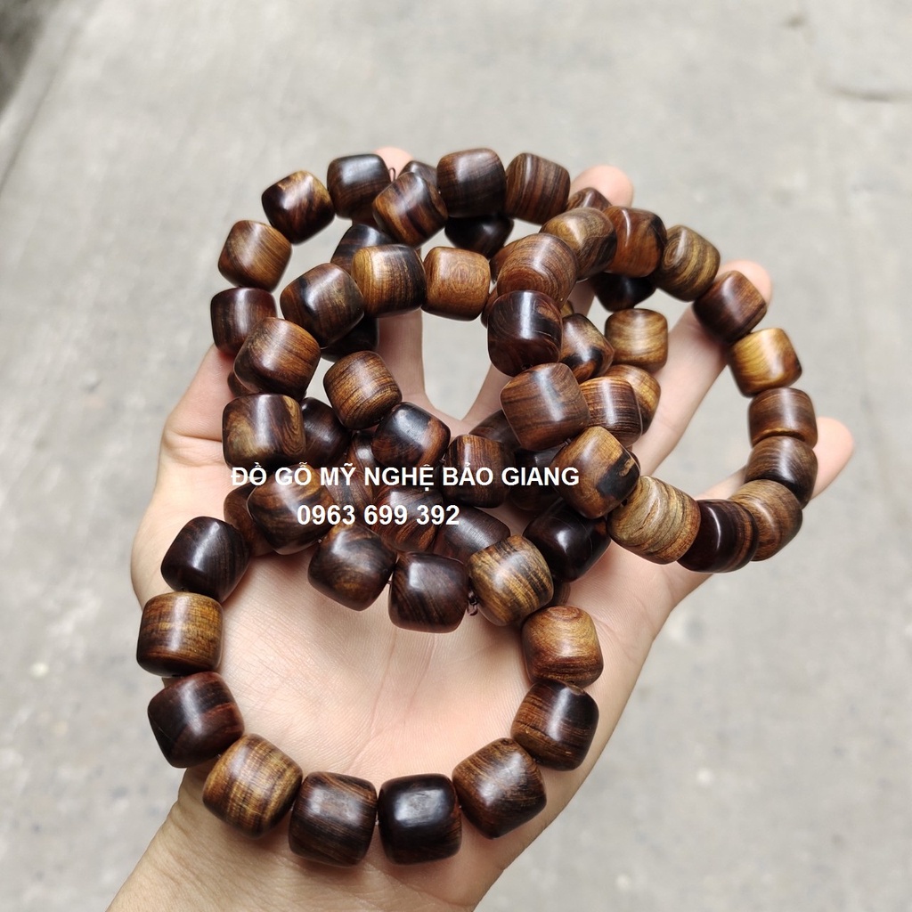 Vòng tay gỗ bách thơm phúc 14 ly