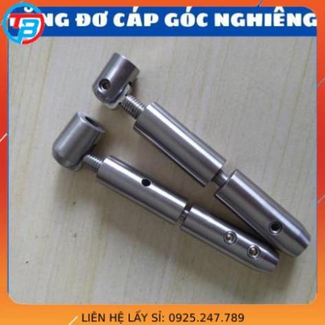 Tăng đơ ống cáp cầu thang nghiêng chất liệu inox 304 - Cáp Thép Thái Bình Vina
