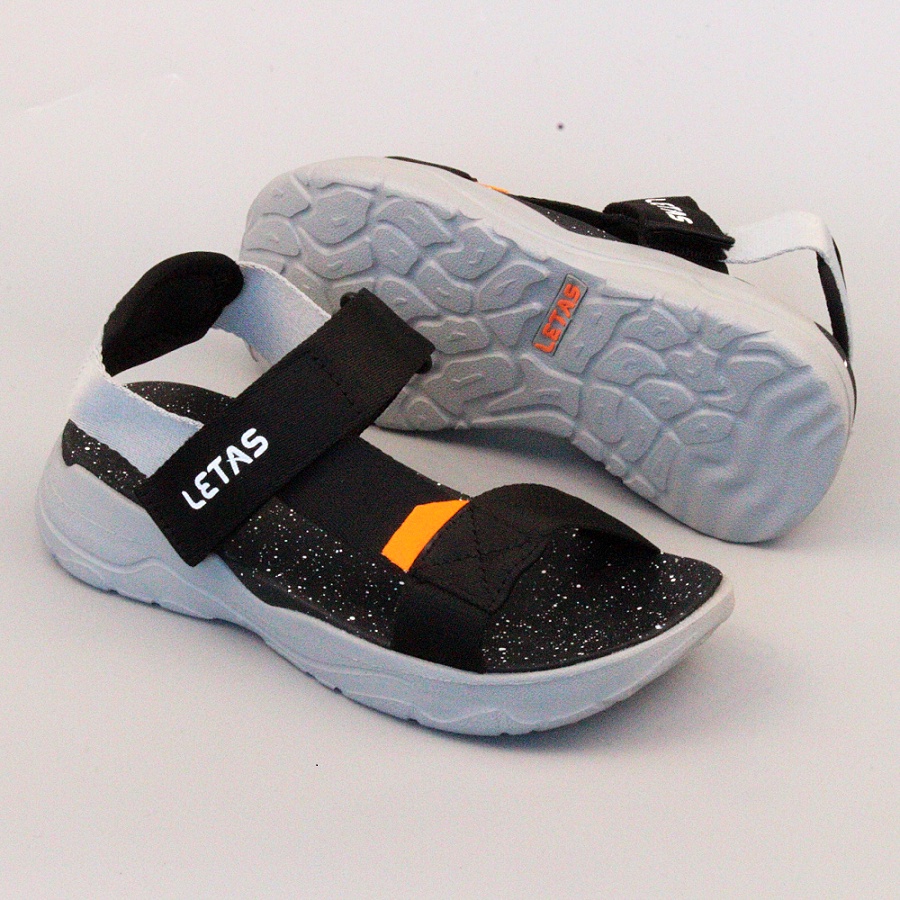 Sandal Unisex Xuất khẩu Letas IP39 Sand Gray Black