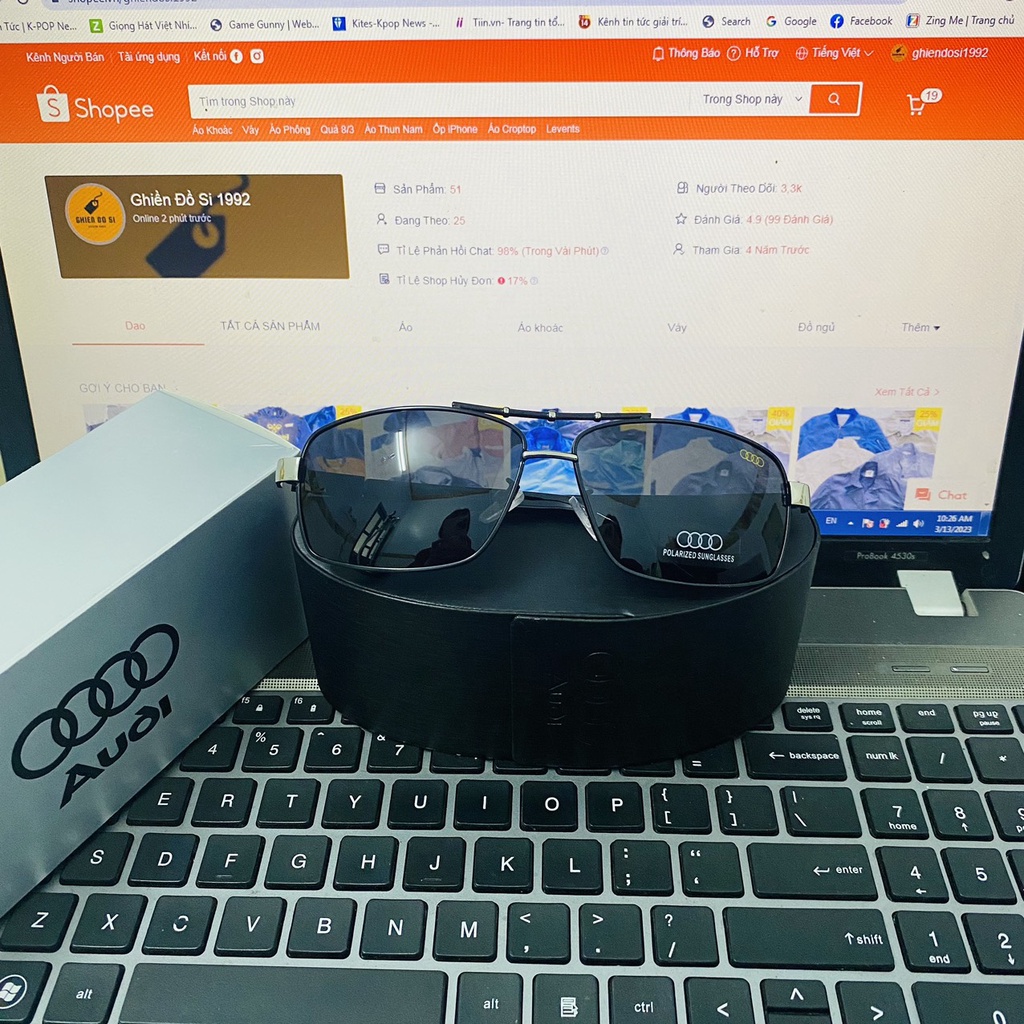 Mắt Kính Thời Trang Nam Secondhand, Kính Mát Men 2hand Mùa Hè