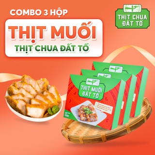 Combo 3 hộp thịt muối - thịt chua đất tổ