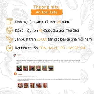 Cà phê hạt Arabica nguyên chất 500gr