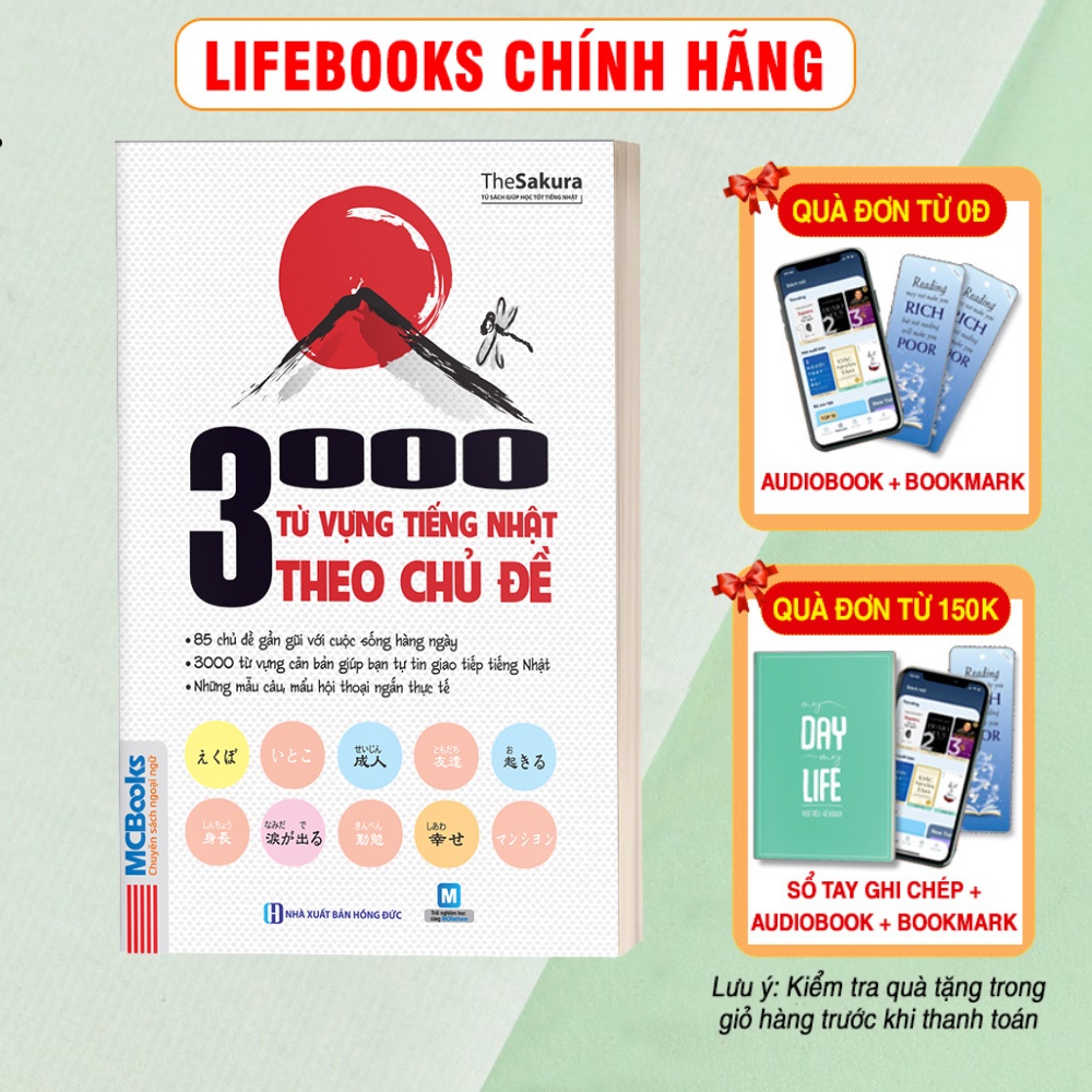 Sách 3000 từ vựng tiếng Nhật theo chủ đề