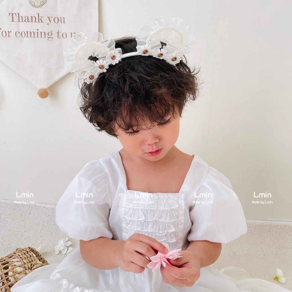 CÀI TÓC CÔNG CHÚA CHO BÉ  BY L.MIN