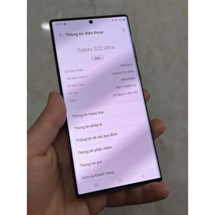 [ Gía siêu gốc ] Điện thoại Samsung S22 Ultra bản 12gb/256gb đẹp keng 99% pin trâu đầy đủ hộp và phụ kiện sạc ốp STW38 b | BigBuy360 - bigbuy360.vn