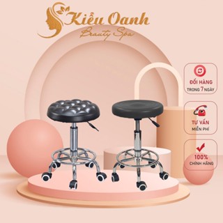 Ghế Spa DA MÚI Chân Xoay Loại Đẹp( hàng có sẵn )