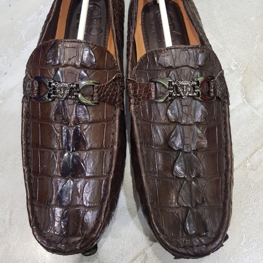 Giày Mọi Gai/Đuôi Da Cá Sấu 2DO LEATHER G920 Quà Tặng Cho Người Thân, Sang Trọng, Cao Cấp, Siêu Bền