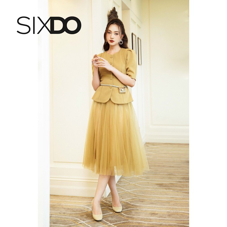 Áo vest nữ tay bồng thời trang SIXDO