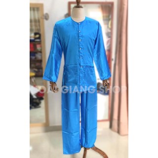Bà ba nam bộ phi bóng màu xanh dương nhạt