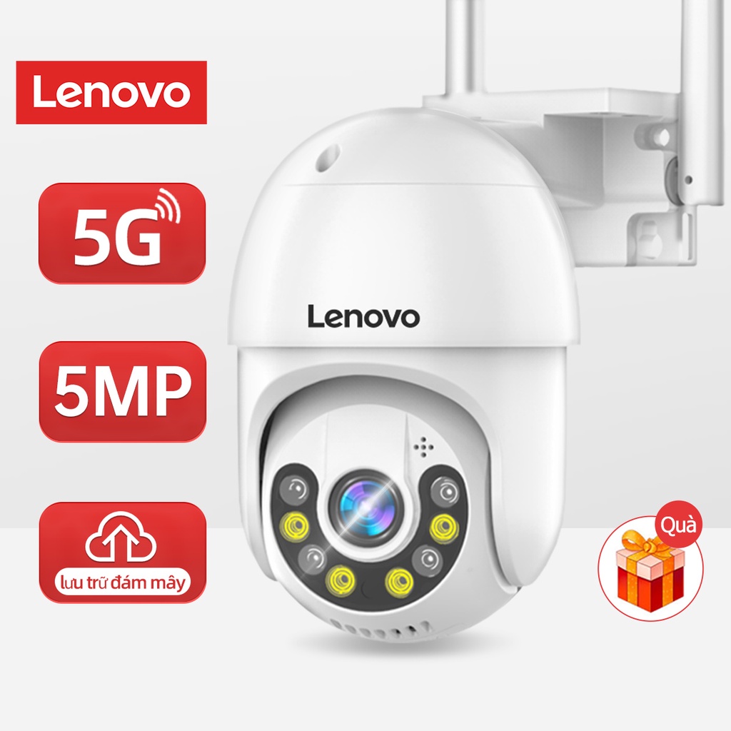 Lenovo ip camera giám sát 360 ngoài trời camera wifi PTZ Dây Kết Nối Không Dây Full HD 5MP 3MP Chống Thấm Nước Thoại 2 Chiều