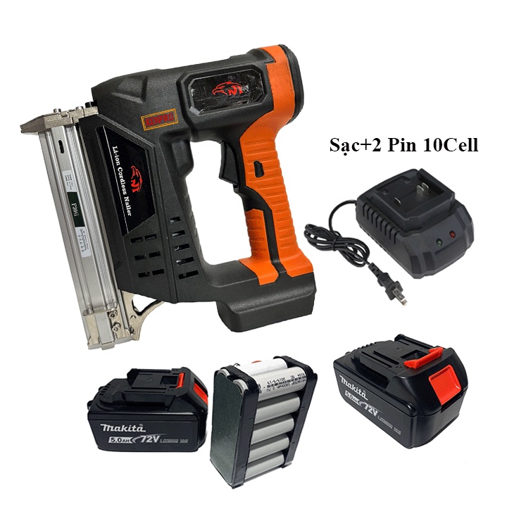 Máy Bắn Đinh Dùng Pin F30 KENPRO-Dùng Chân Pin Phổ Thông