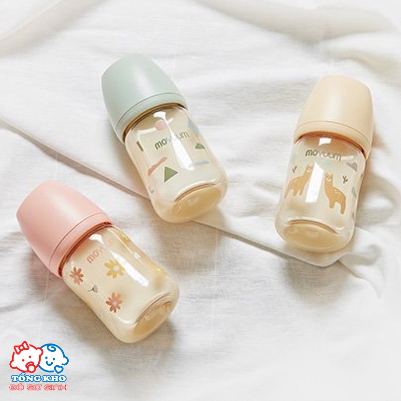 Bình sữa Moyuum họa tiết 170ml (chính hãng)