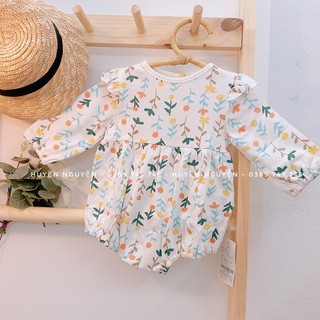 Body cotton dài tay cho bé
